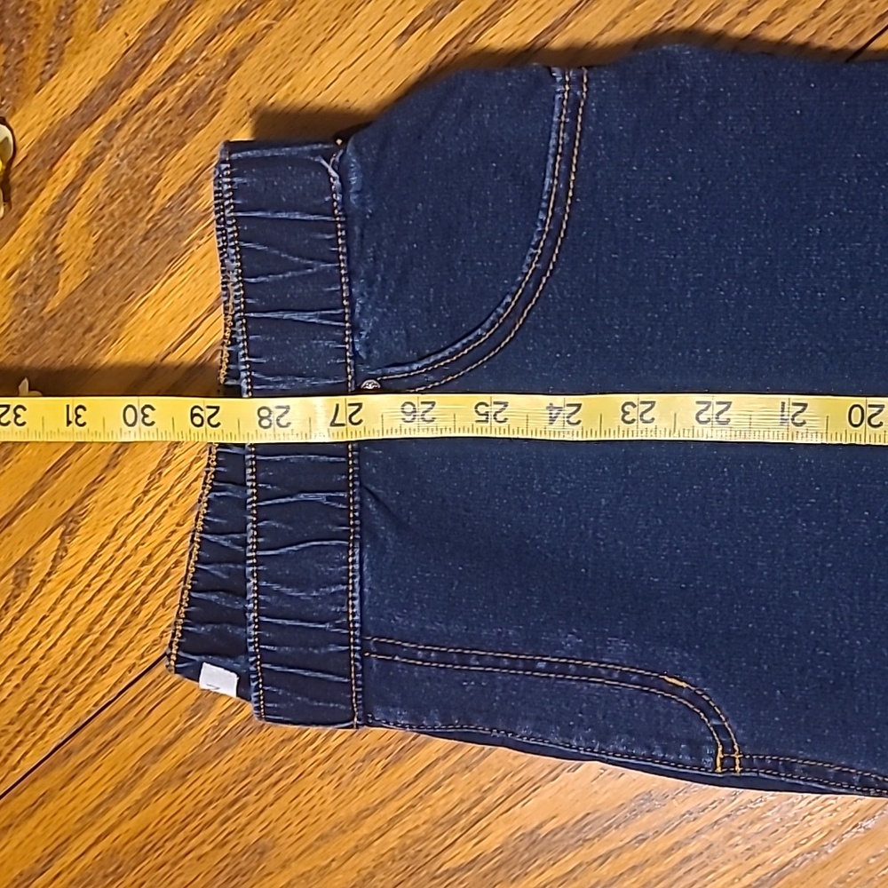 Catherines Knit Jean Pull-On in Blue and White - Size 0X 14/16W - Picture 7 of 8